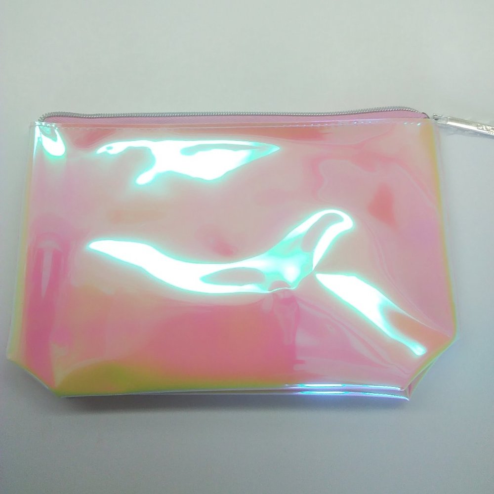 Lancome Pink/Yellow/White Make-Up Bag
